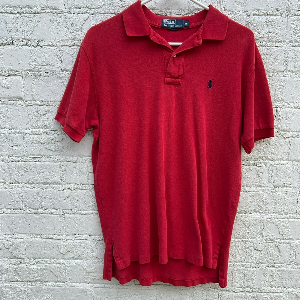 Men’s red polo sz M Ralph Lauren